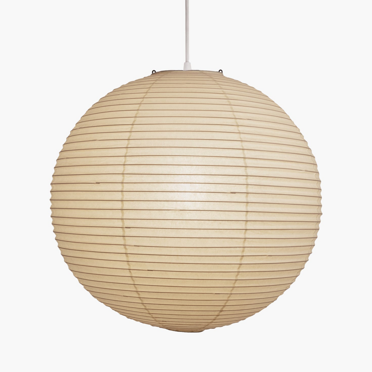 Handmade Paper Globe Drop Light for Kitchen Island & Dining Room – Adjustable Cable, E26 Socket, Soft Ambient Glow – Modern Overhead Fixture