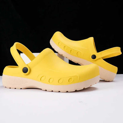 Professional Kitchen Clogs – Non-Slip Work Shoes for Chefs, Cooks & Food Service – Oil-Resistant Rubber Sole, Arch Support, Waterproof