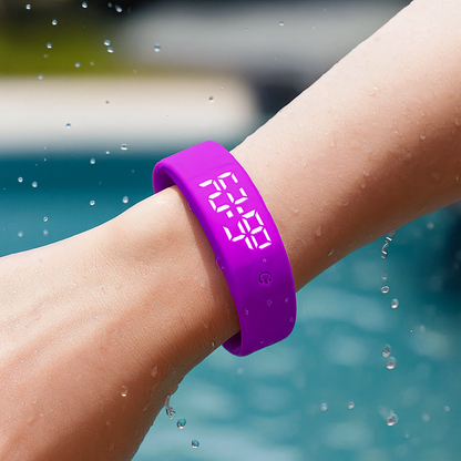 Ortekor Digital Fitness Smartwatch | Waterproof Design with Vibration Alerts | Health Tracking for Active Lifestyles