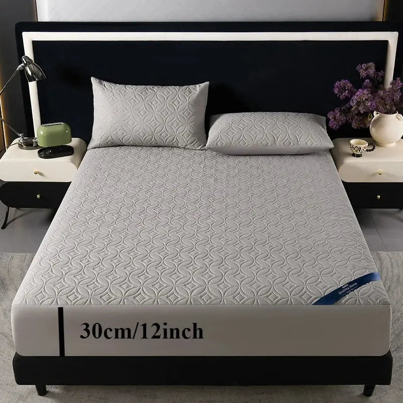 Ortekor Waterproof Mattress Protector with Deep Pocket Design | Comfortable Bed Cover for Queen Mattresses