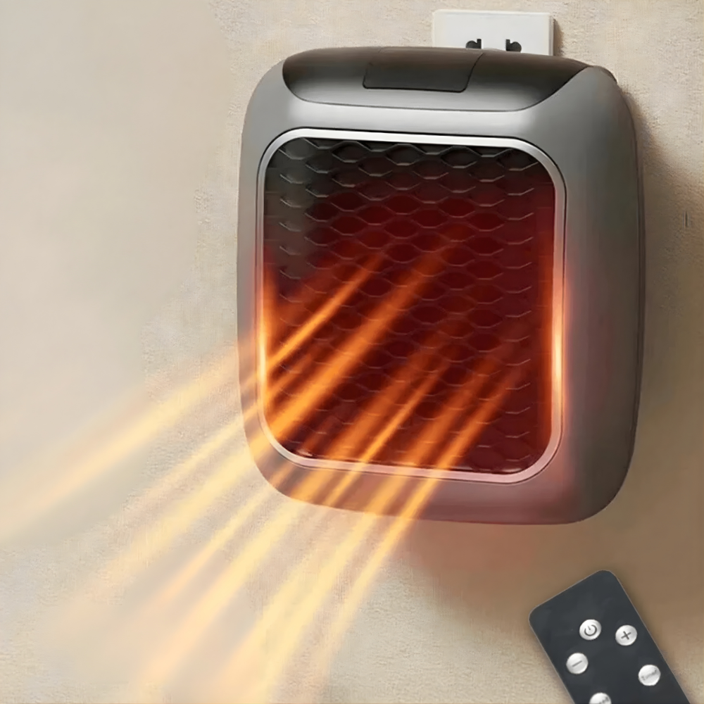 Wearclo | Electric Room Heater with Adjustable Temperature Control | Compact Wall-Mounted Design for Efficient Heating