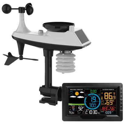 Ortekor WeatherWise | Home Weather Station with Advanced Sensors | Real-Time Data for Accurate Local Forecasts