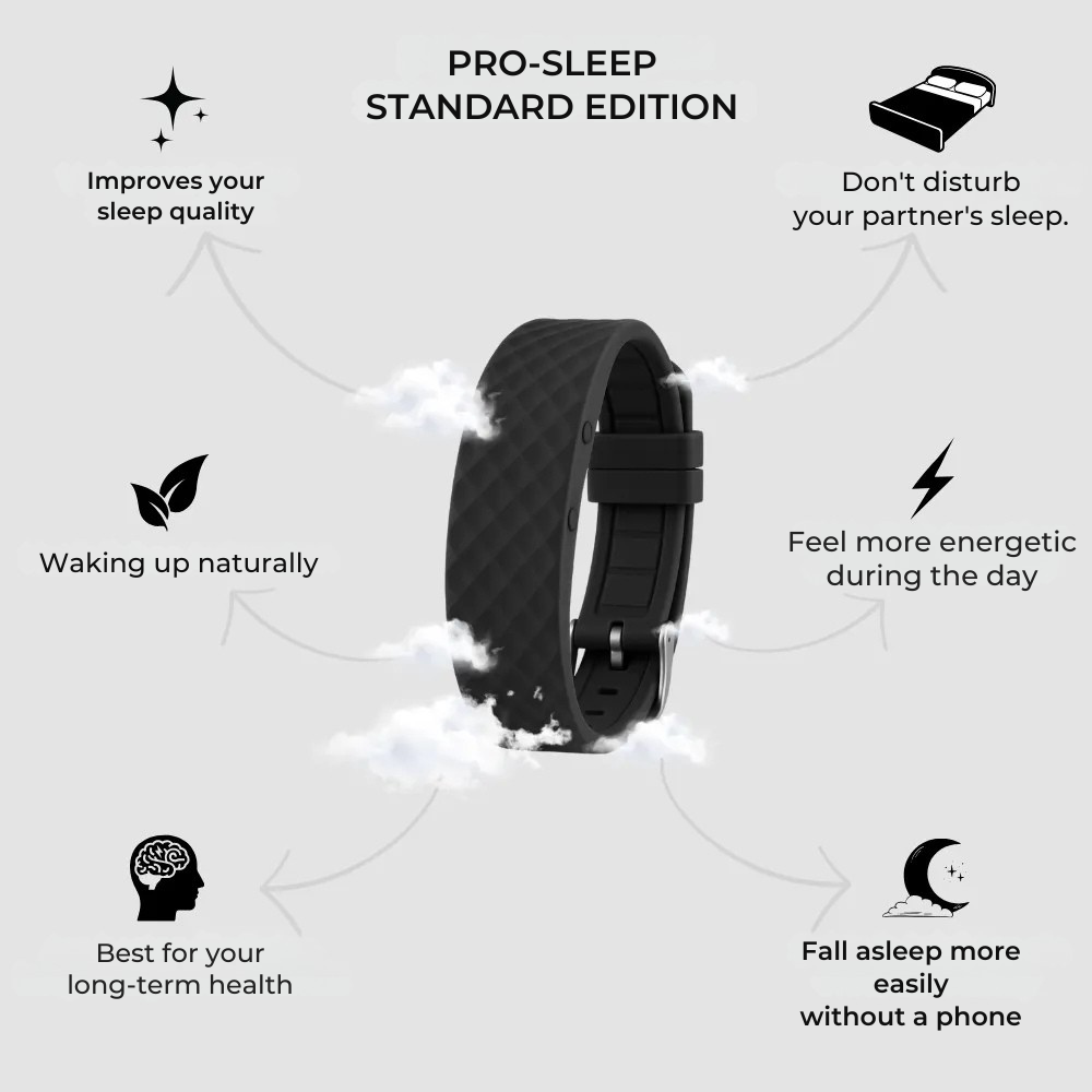 Silent Vibrating Alarm Clock with Adjustable Intensity for Gentle Wake-Up Under Pillow or Mattress Perfect for Couples Shared Bedrooms Trave