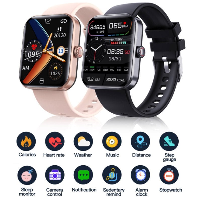 Wellness Tracker | Advanced Health Monitoring Watch with Multifunctional Features | Sleek Design for Daily Health Awareness