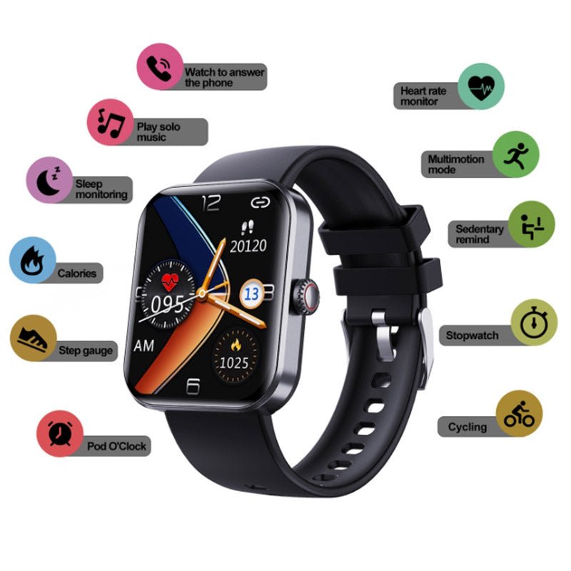 Wellness Tracker | Advanced Health Monitoring Watch with Multifunctional Features | Sleek Design for Daily Health Awareness