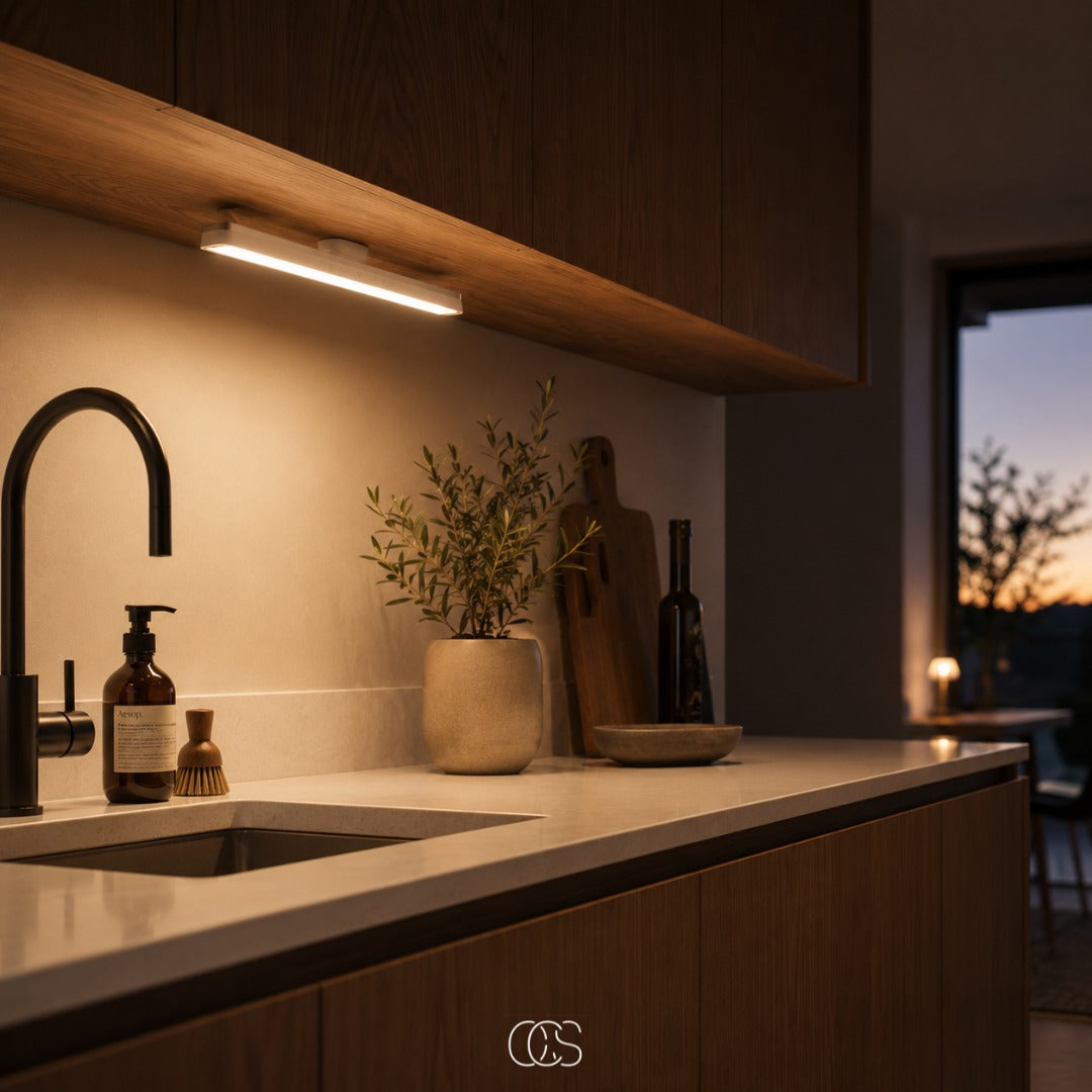 Rechargeable Magnetic LED Light Bar – Wireless Under Cabinet Lighting for Kitchen, Closet, Hallway & Bedroom – Touch Control Dimmable