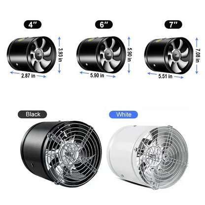 WhisperFlow | Powerful Exhaust Fan with Quiet Operation | Efficient Air Circulation for Healthy Living