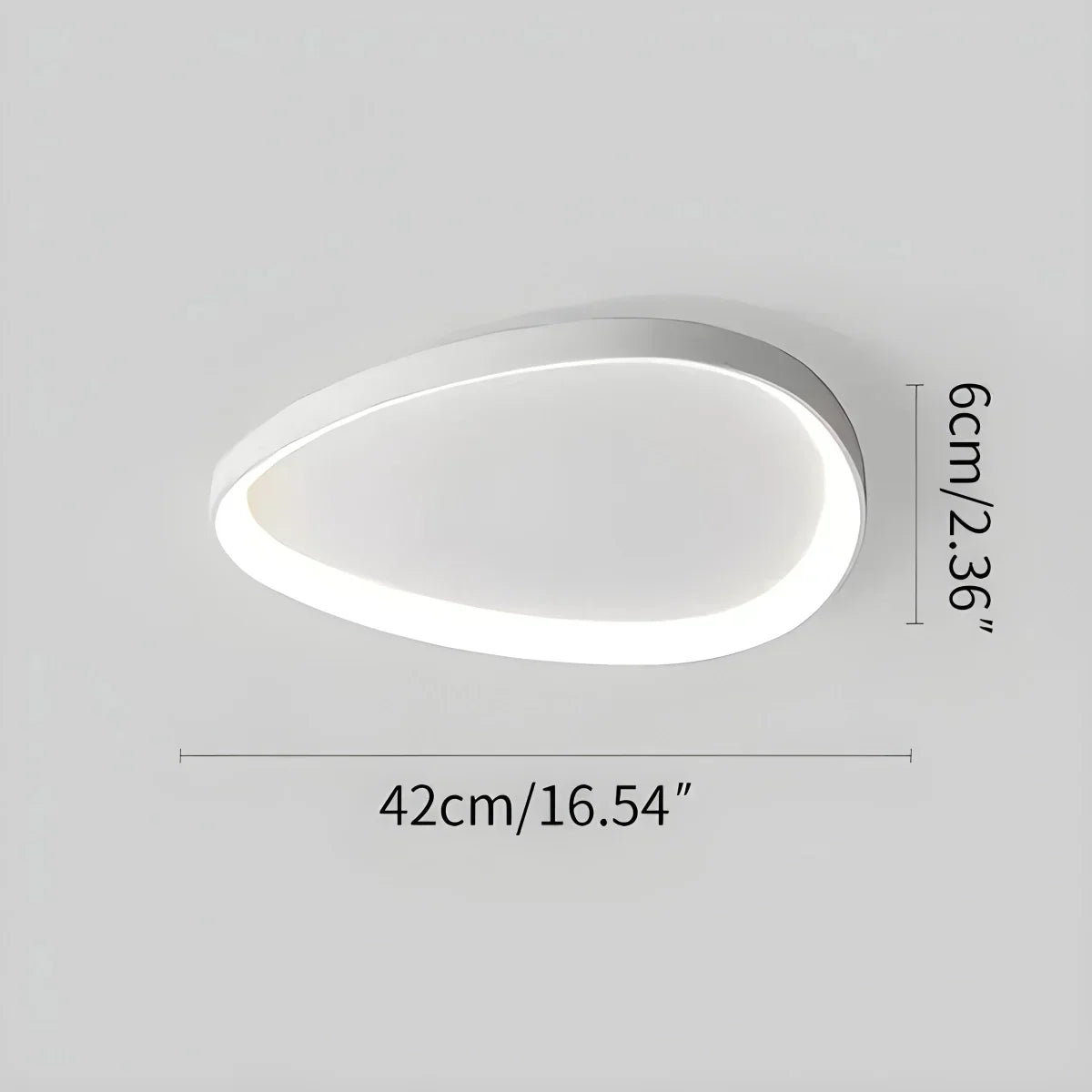 Flush Mount LED Ceiling Light Fixture with Remote Dimmer and Color Temperature Control for Bedroom, Hallway, Living Room – Energy-Efficient