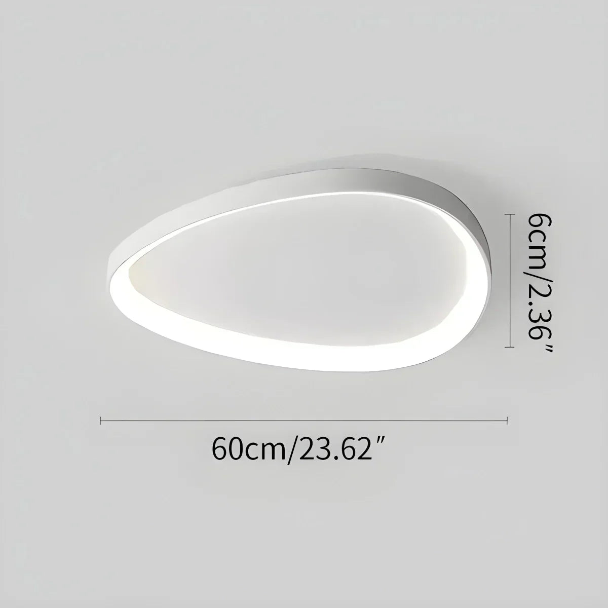 Flush Mount LED Ceiling Light Fixture with Remote Dimmer and Color Temperature Control for Bedroom, Hallway, Living Room – Energy-Efficient