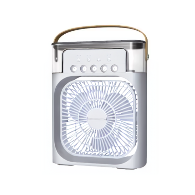 Portable Personal Air Cooler & Humidifier – USB Rechargeable Desktop Cooling Fan with Ice Water Tank for Home, Office, Bedroom & Travel