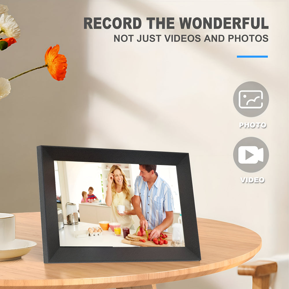 WiFi Digital Photo Frame with Touchscreen HD Display | Instant Photo Sharing for Family Memories