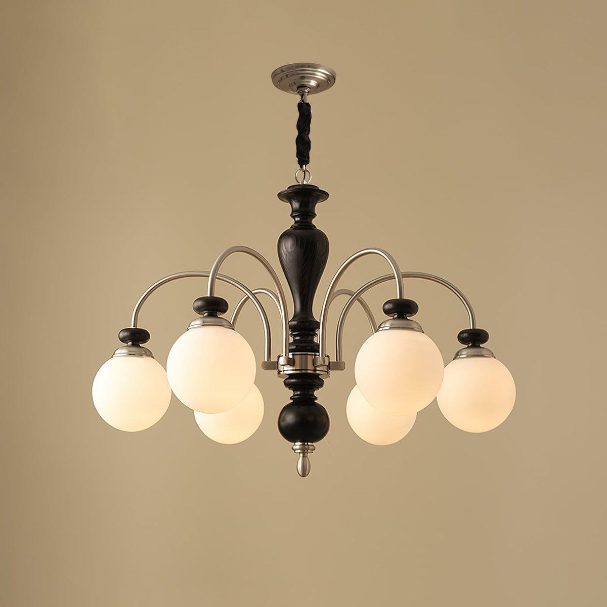 Adjustable Multi-Arm Ceiling Light Fixture E27 Black Metal Spider Chandelier for Dining Room Kitchen Island Restaurant Loft Industrial Hangi