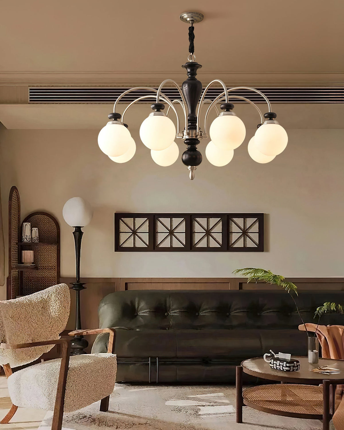 Adjustable Multi-Arm Ceiling Light Fixture E27 Black Metal Spider Chandelier for Dining Room Kitchen Island Restaurant Loft Industrial Hangi