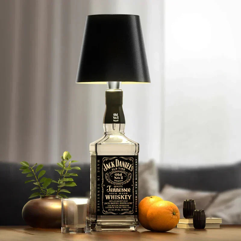 Rechargeable LED Bottle Topper Light 5.5 Inches Wireless Warm Glow Aluminum Cap for Wine Bottles Indoor Outdoor Dining Table Decor Cordless