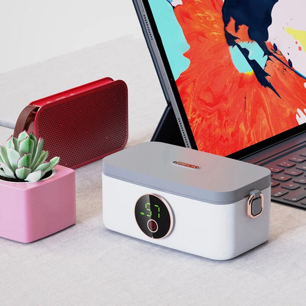 HEATMATE – Cordless Electric Lunch Box with 16000mAh Battery and Adjustable Heating for Warm Meals Anywhere