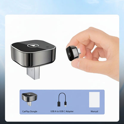Wireless CarPlay & Android Auto Adapter | Plug & Play Design for Effortless Driving