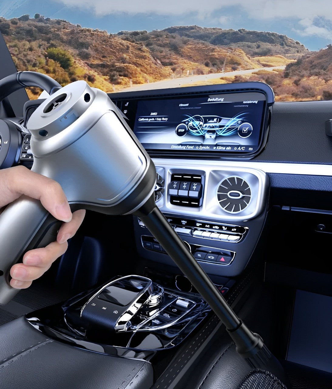 Wireless Car Vacuum Cleaner with 95000PA Suction Power & Ergonomic Design for Effortless Cleaning