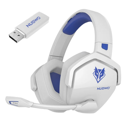 Wireless Gaming Headset with Active Noise Cancellation, PS5 Headset with Boom Mic, Gaming Headphones for PC and Mobile