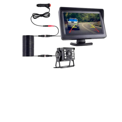 Wireless Reverse Camera System | 4.3-Inch Display with Night Vision | Enhanced Safety for Effortless Parking