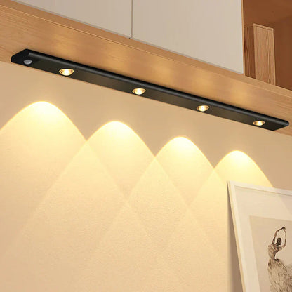 Wireless Under Cabinet LED Lighting with Motion Sensor & Adjustable Color | Perfect Ambiance for Any Space
