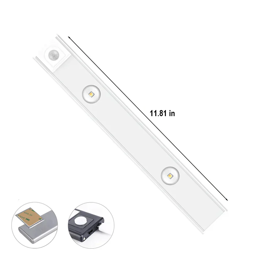 Wireless Under Cabinet LED Lighting with Motion Sensor & Adjustable Color | Perfect Ambiance for Any Space