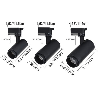 Adjustable LED Track Lighting System Flush Mount Ceiling Spots for Kitchen Hallway Living Room 3 4 5 Heads Dimmable Aluminum Directional Spo