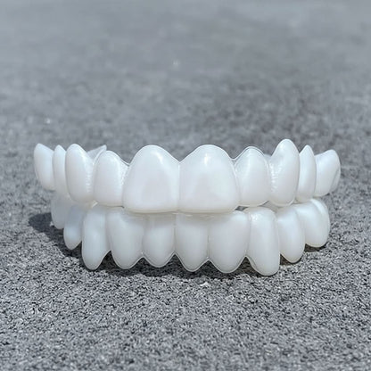 Temporary Cosmetic Dental Veneers for Instant Smile Enhancement – Reusable Snap-On Teeth Cover for Photos, Events & Daily Confidence Boost