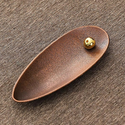 Zircon Incense Holder - Durable Copper, Adjustable Angle