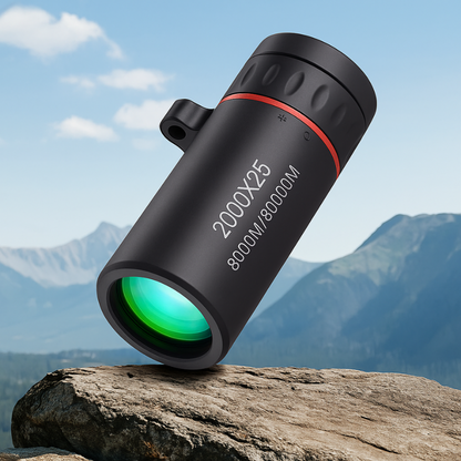 ZoomXpert | High-Powered Telescope with 2000x25 Magnification | Compact Design for Outdoor Adventures