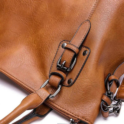 Genuine Leather Crossbody Purse with Adjustable Strap for Women | Compact Flap Shoulder Bag with Magnetic Closure for Everyday Use