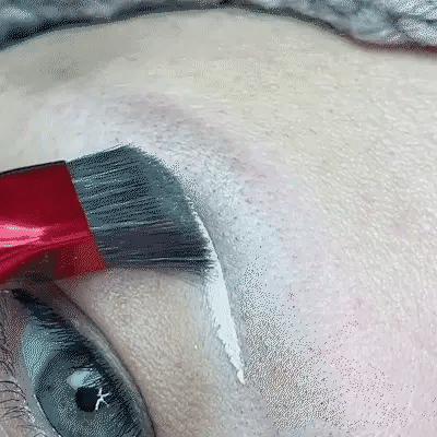 Eyebrow Brush Angled Ultra-Soft Wood Handle & Aluminum Ferrule