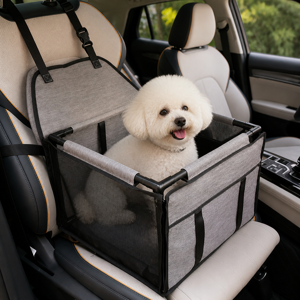 Ortekor Safety Booster & Removable Mat Dog Car Seat (Up to 30 lb)