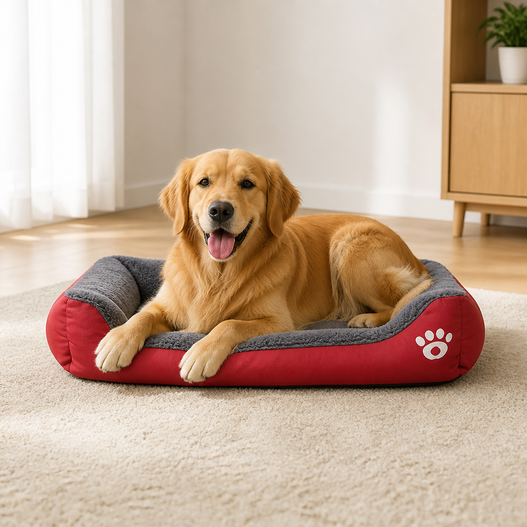 Ortekor Blue Star Easy-Clean Polyester Dog Mat