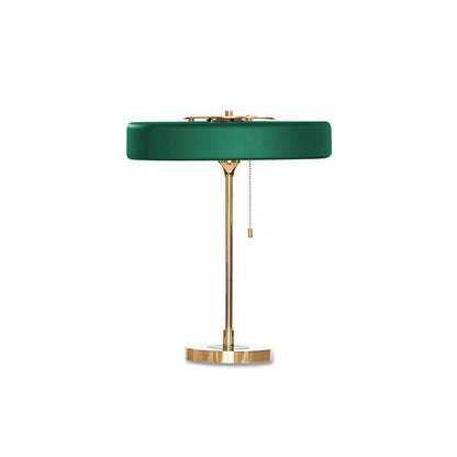 Adjustable Desk Light with Counterweight 10W LED Brass Finish Midcentury Modern Pull Chain Switch for Nightstand Office Home