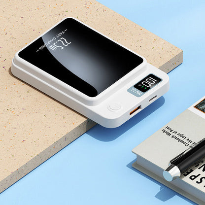 20000mAh High-Speed Wireless Battery Pack with Digital Display & Qi Charging for iPhone Android Tablets