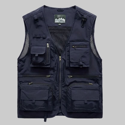POCKETNEST – Casual Outdoor Vest with Secure Zipper Pockets