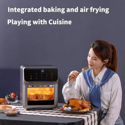 10-Quart Digital Air Fryer Oven with 18 Presets – Family-Size Countertop Cooker for Healthier Frying, Roasting & Baking