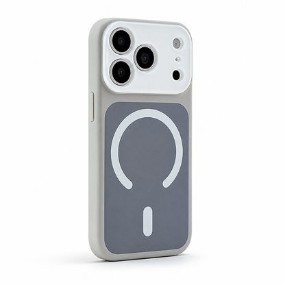 Reinforced-Corner Magnetic Phone Case with Drop Protection & Wireless Charging Alignment for iPhone 13-17 Series