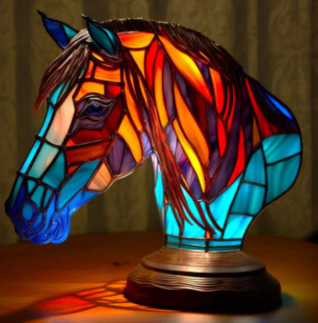 LED Animal Accent Lamp with Dimmable Glow for Bedside Nightstand Desk Shelf Living Room Bedroom Kids Room Home Decor Compact 4.7×5.9 in