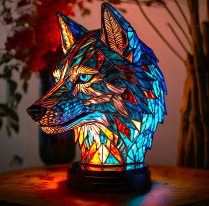 LED Animal Accent Lamp with Dimmable Glow for Bedside Nightstand Desk Shelf Living Room Bedroom Kids Room Home Decor Compact 4.7×5.9 in