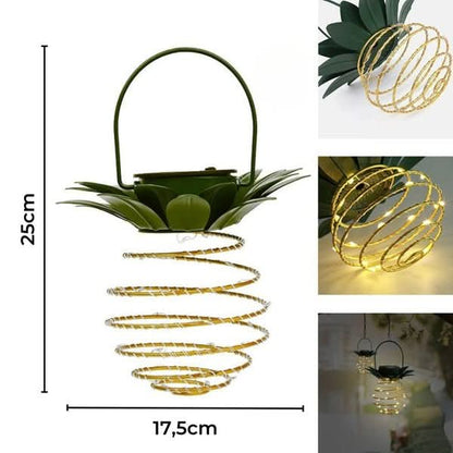 TROPICBEAM – Pineapple Solar Lantern for Cozy Evening Glow