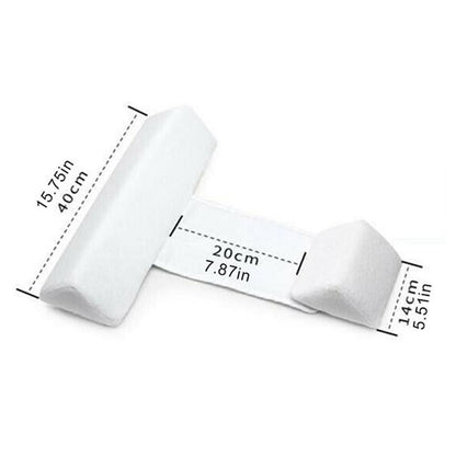Infant Sleep Positioner Wedge for Safe Back Sleeping | Breathable Foam Body Support Cushion for Newborns | Crib Safety Bolster for Babies