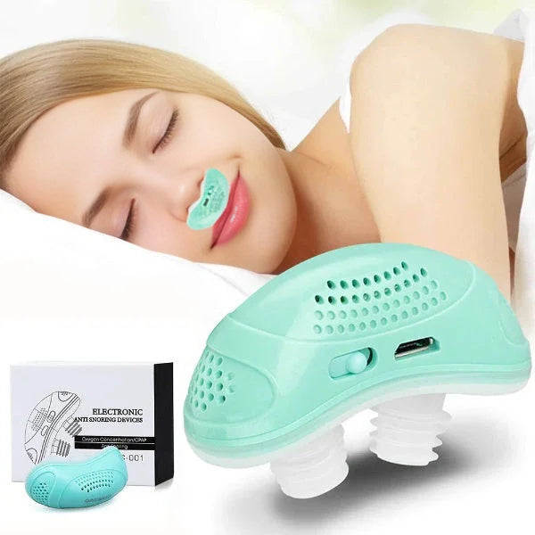 Compact Sleep Apnea Relief Device – Maskless Airway Support for Travel & Home Use | Portable Breathing Aid for Snoring & Sleep Quality
