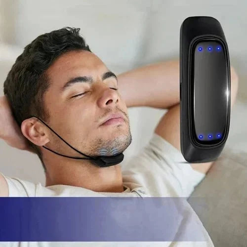 Jaw Support Sleep Strap for Snoring Relief & Better Breathing – Adjustable Chin Band for Men & Women
