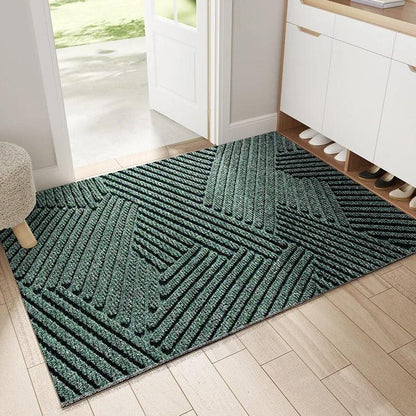 Non-Slip Indoor Outdoor Door Mat | Dirt Trapper Entryway Rug for Home & Patio | Heavy Duty Entrance Floor Mat