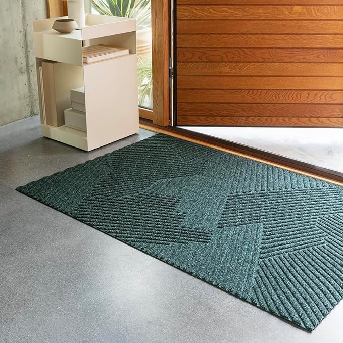Non-Slip Indoor Outdoor Door Mat | Dirt Trapper Entryway Rug for Home & Patio | Heavy Duty Entrance Floor Mat