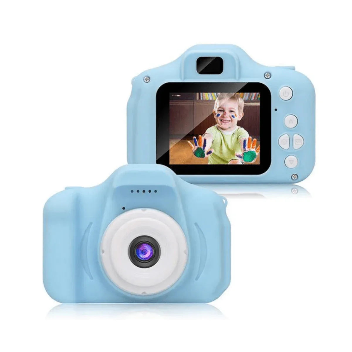 Kids Digital Camera 12MP Shockproof Easy-Use Photo & Video Recorder for Girls Boys Age 3-10 Creative Learning Toy with Multiple Shooting