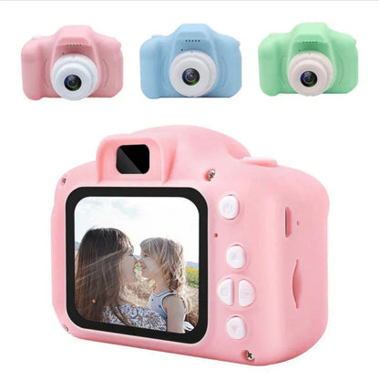 Kids Digital Camera 12MP Shockproof Easy-Use Photo & Video Recorder for Girls Boys Age 3-10 Creative Learning Toy with Multiple Shooting