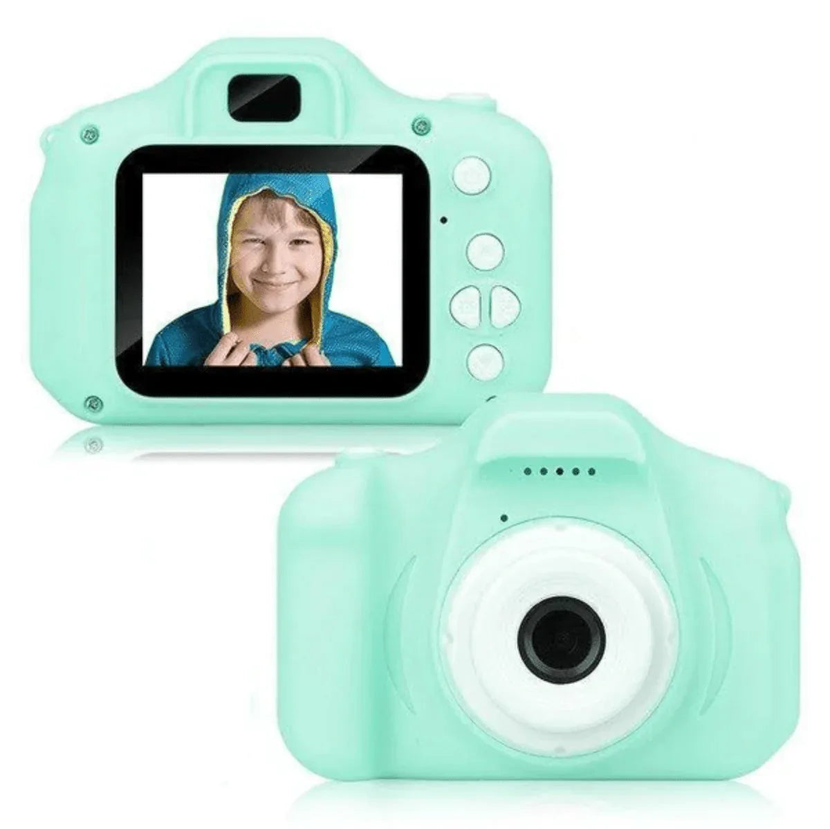 Kids Digital Camera 12MP Shockproof Easy-Use Photo & Video Recorder for Girls Boys Age 3-10 Creative Learning Toy with Multiple Shooting