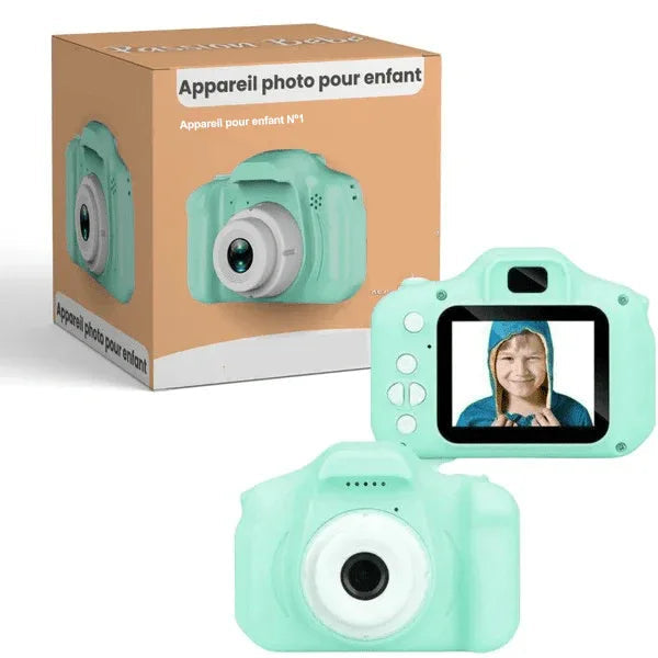 Kids Digital Camera 12MP Shockproof Easy-Use Photo & Video Recorder for Girls Boys Age 3-10 Creative Learning Toy with Multiple Shooting